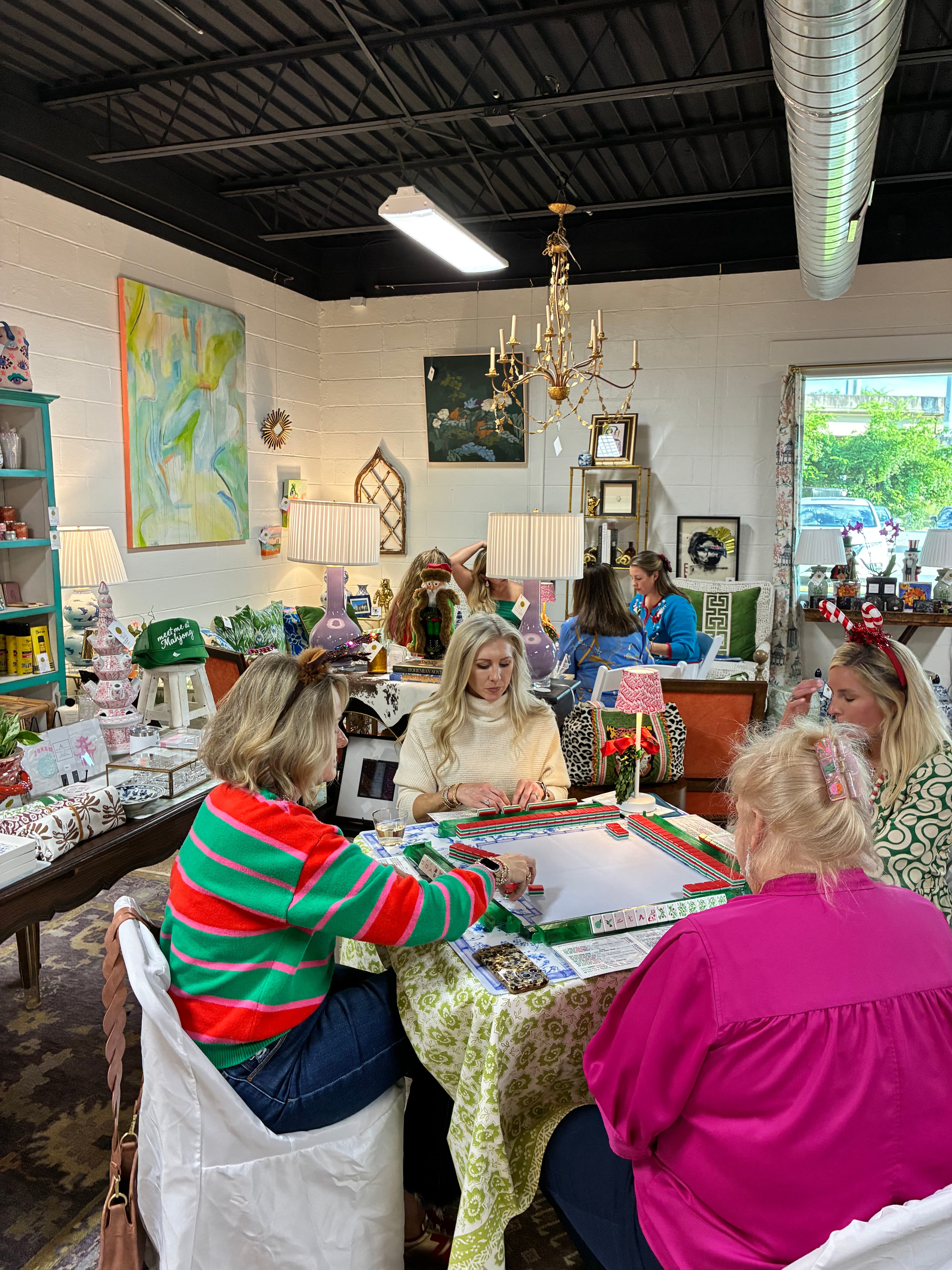 Christmas in July gathering at Pretty Things